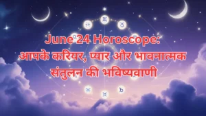 Read more about the article June 24 Horoscope: आपके करियर, प्यार और भावनात्मक संतुलन की भविष्यवाणी